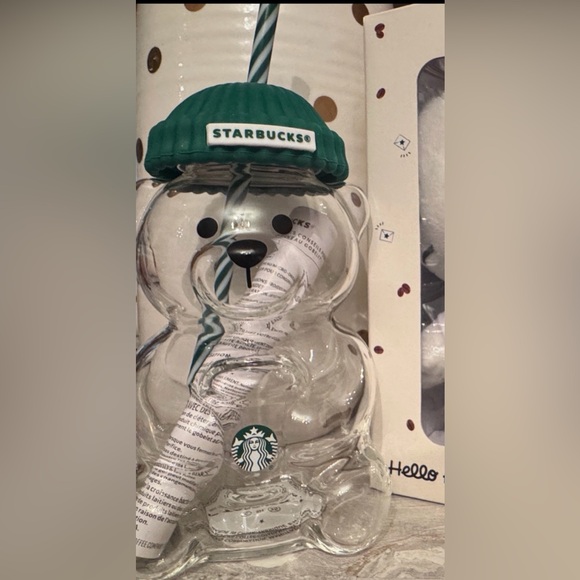 Starbucks Other - Starbucks Bear Glass